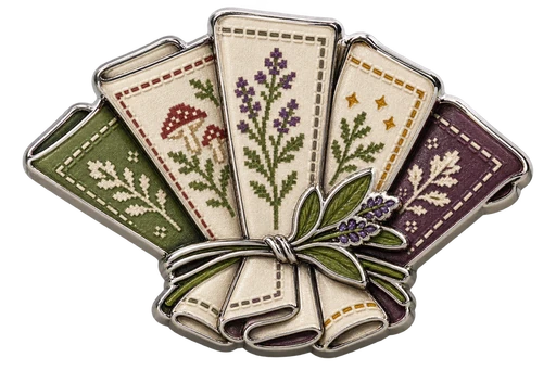 A Fine Finish woodland enamel pin