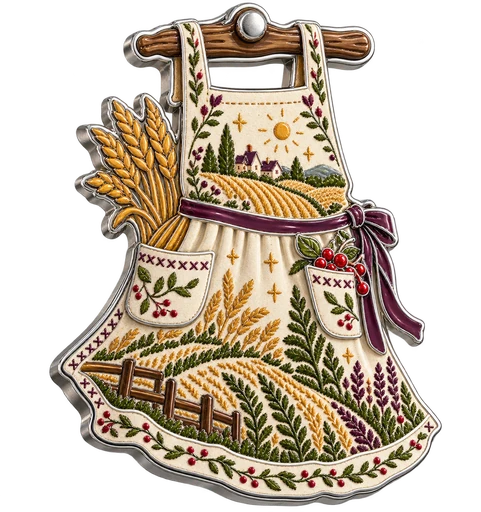 Quite the Undertaking woodland enamel pin